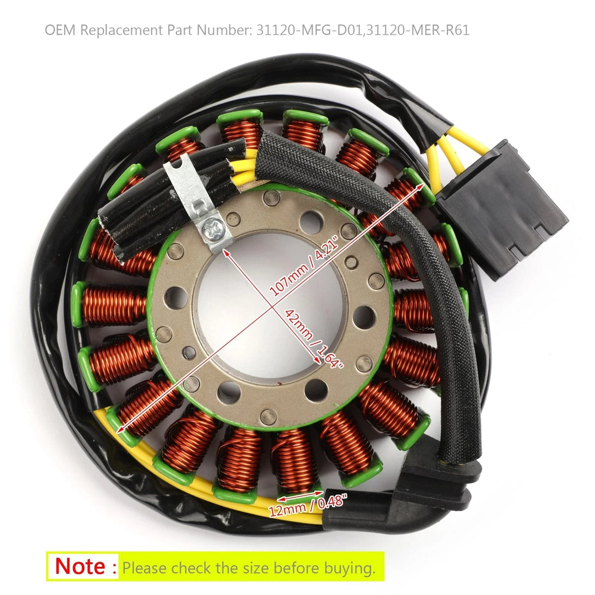 Stator for Honda CB600F CBF600N CBF600S (2007–2013) Magneto