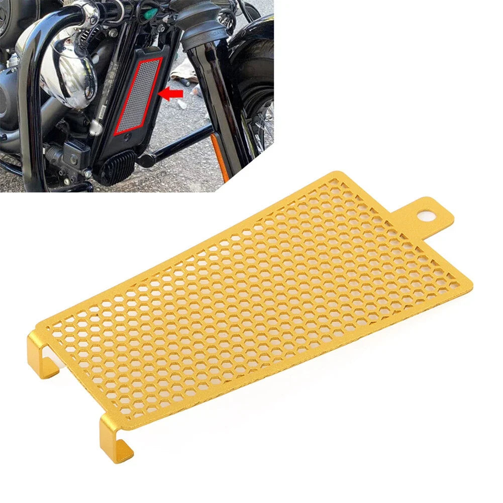 Oil Cooler Radiator Grille Cover for Harley Softail Deluxe Low Rider Fat Bob (2018–2023)
