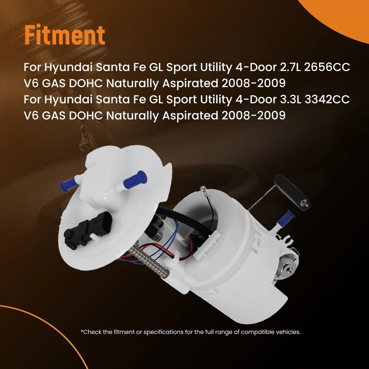 Electric Fuel Pump Module for Hyundai Santa Fe (2007–2009) EH821M