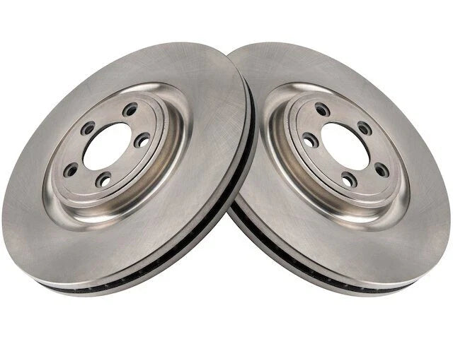 Set of 2 Front Brake Rotors for Jaguar XF (2009–2015) TJ128QN