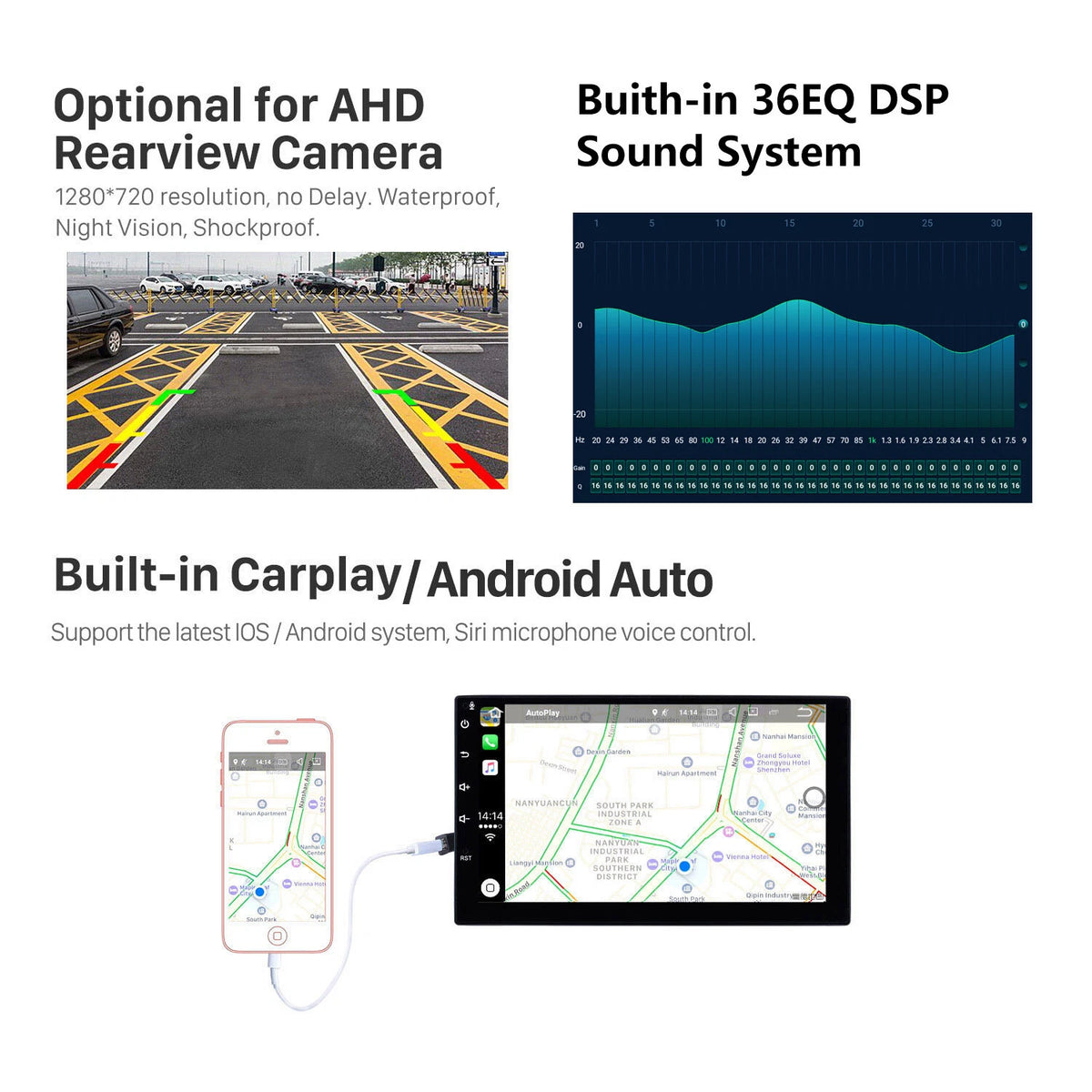 12.1" Android Car Stereo GPS Carplay for Ford F150 (2015–2020)