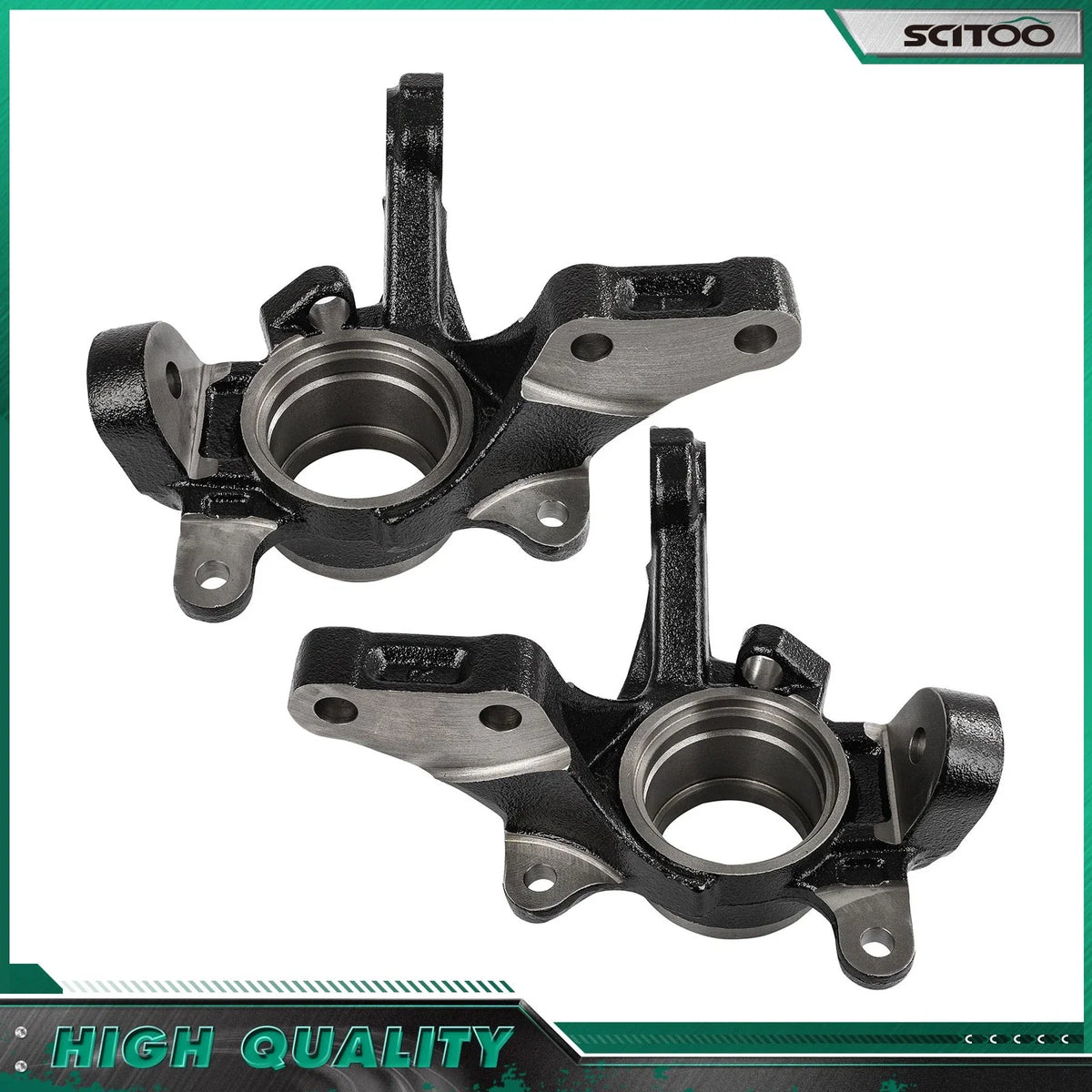 2X Front Steering Knuckle for Toyota Corolla (1995–2002) L4 1.8L