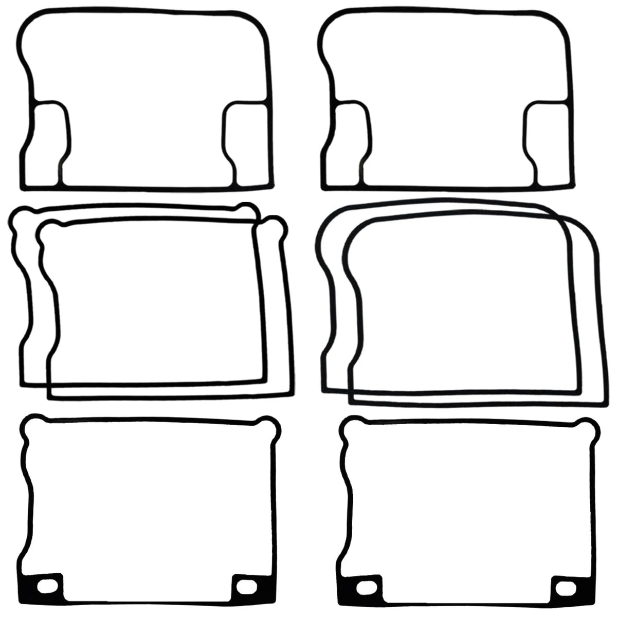 Top End Gasket Kit for Harley-Davidson EVO Big Twin 80ci (1984–1999)