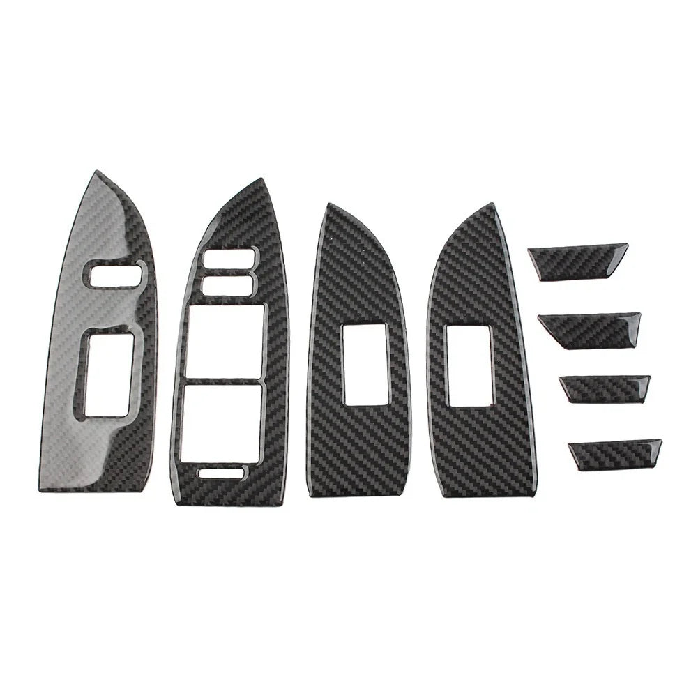 Set of 8 RHD Door Window Lift Switch Panel Cover Trim for Toyota Prius (2012–2015)