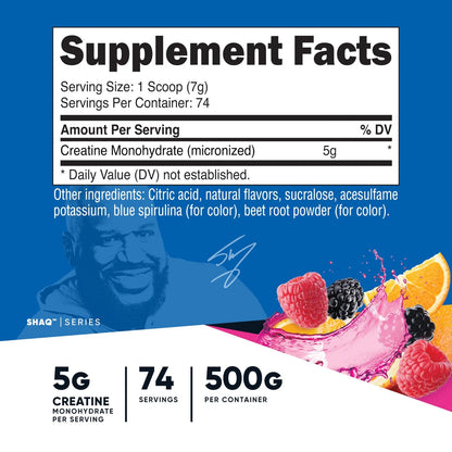 Creatine Monohydrate Powder for Shaq's Berry (500 Gram)