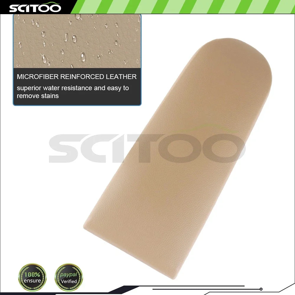 Beige Leather Armrest Cover Lid for VW Jetta R32 MK4 Beetle (1999–2009)