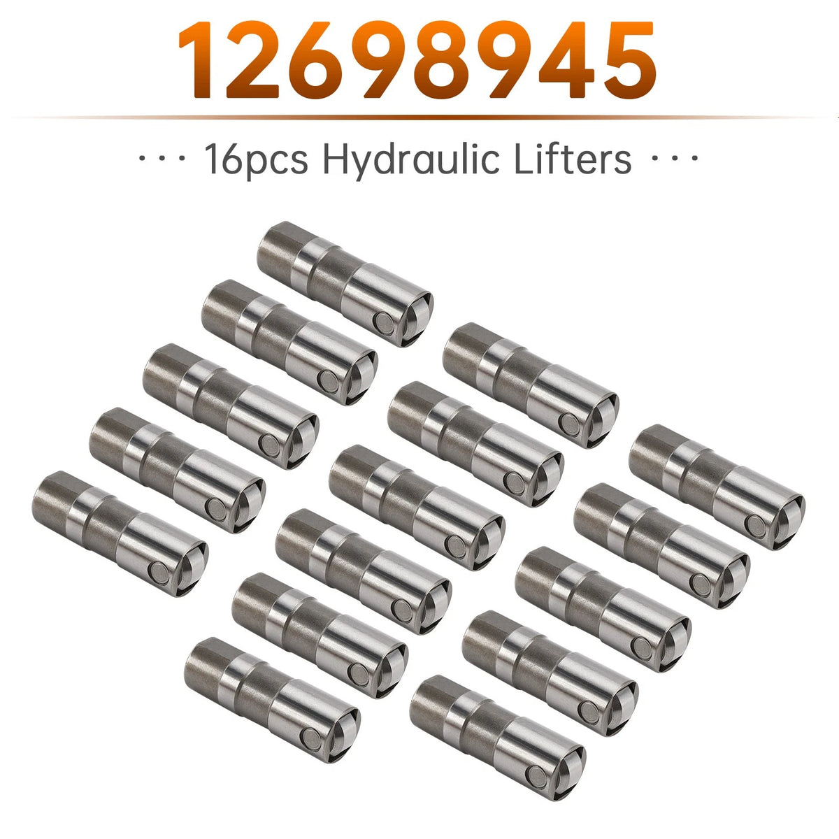 16pcs Hydraulic Lifters for GM LS2 LS7 5.3L 6.0L 6.2L (2000–2024) 12698945