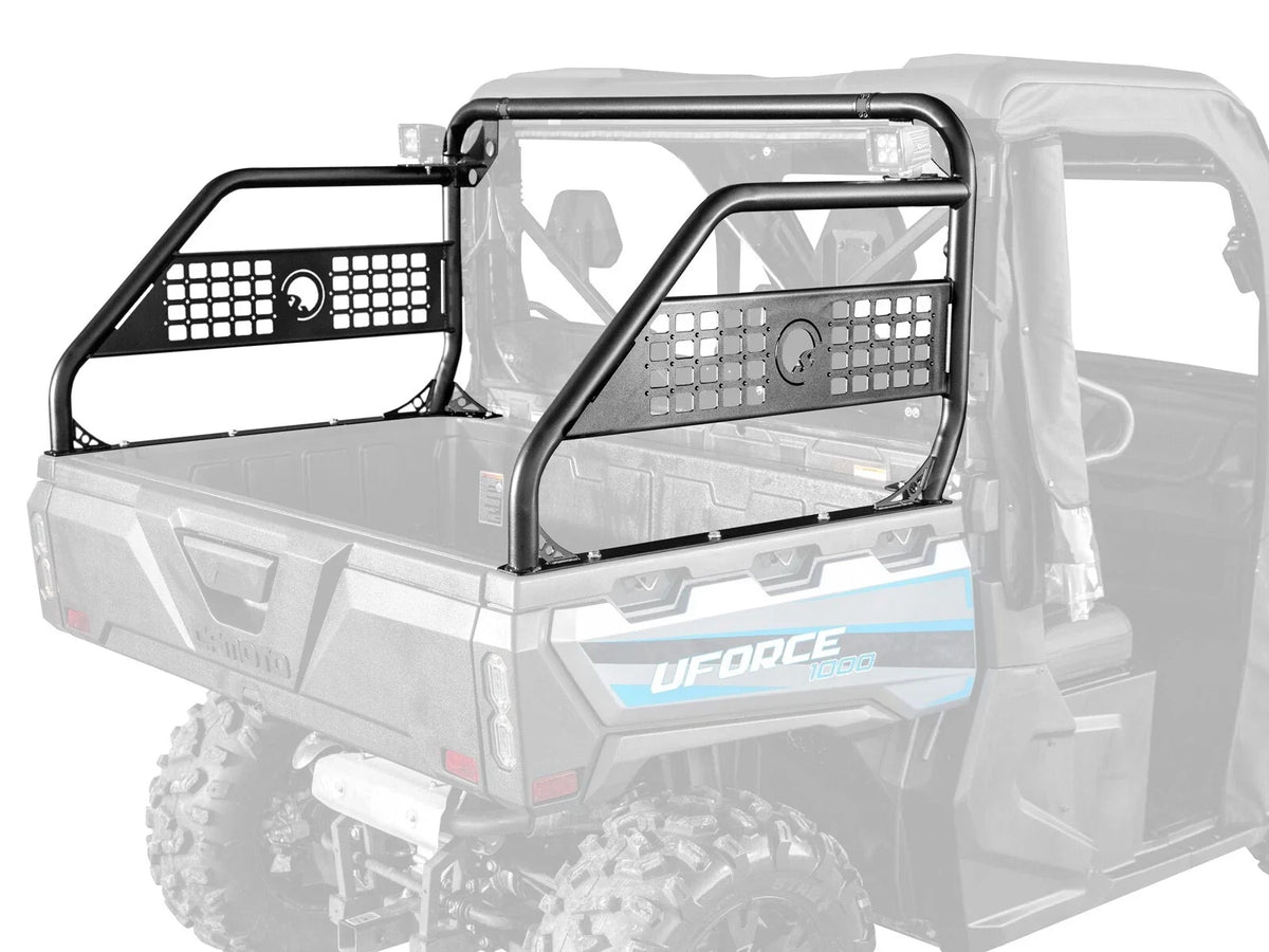 SuperATV Sport Accessory Bar for CFMoto UForce 1000 (2019–2023) - 2 Cube Lights, 1 Shelf