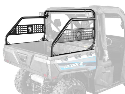 SuperATV Sport Accessory Bar for CFMoto UForce 1000 (2019–2023) - 2 Cube Lights, 1 Shelf