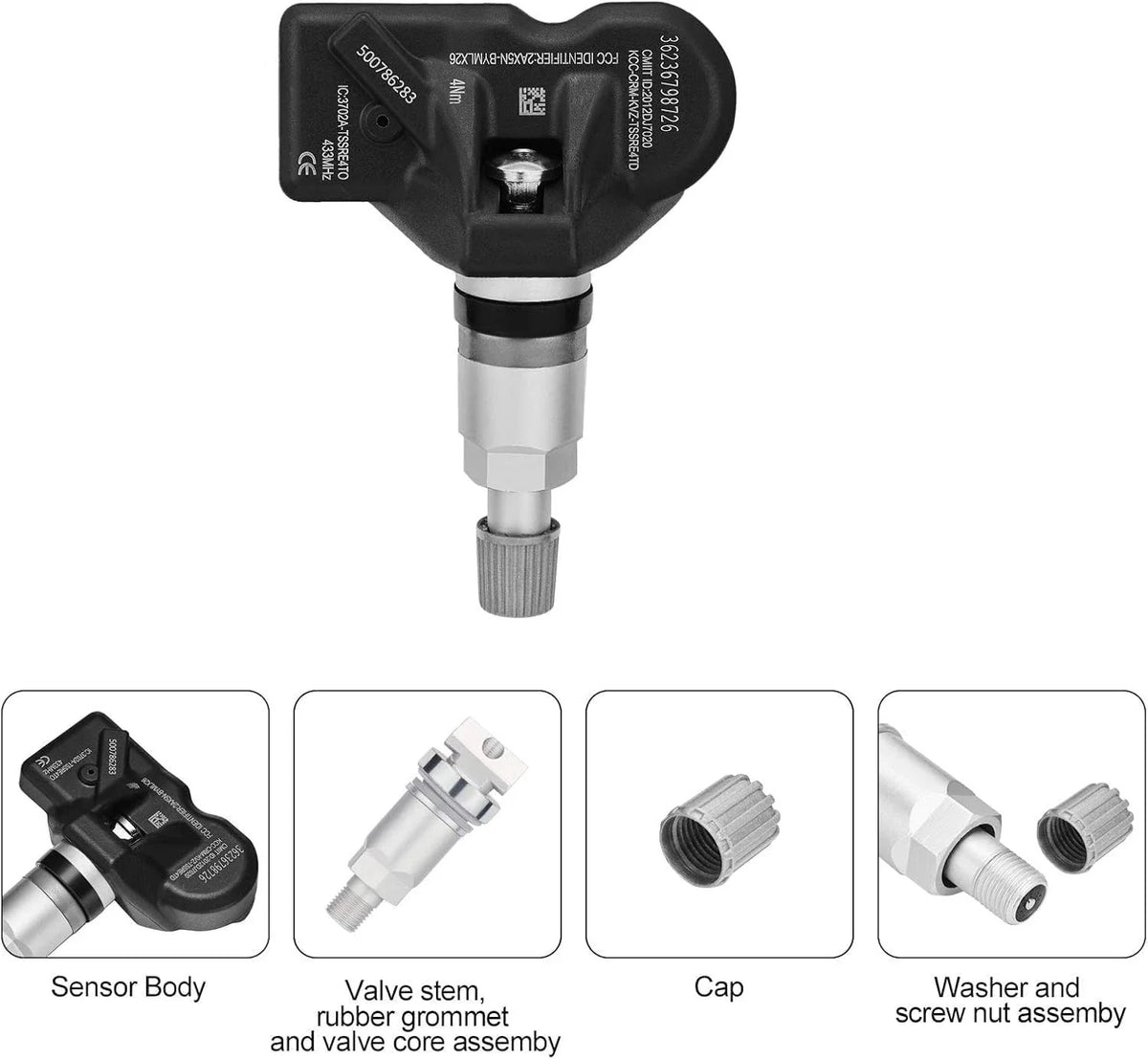 Tire Pressure Sensor TPMS for Volkswagen Touareg 5.0L (2007–2008)