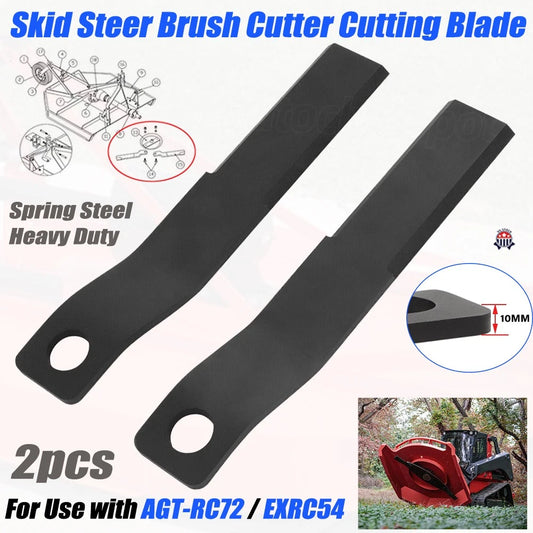 10mm Brush Cutter Blades for AGT-RC72/EXRC54 (Set of 2)