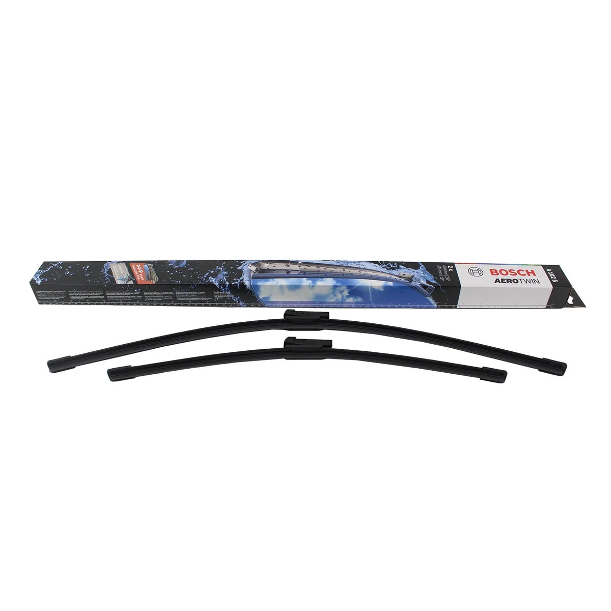 Set of 2 Front Windshield Wiper Blades for Audi A3 Quattro S3 (Bosch 3397014116)