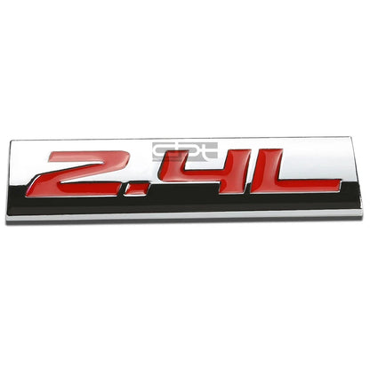 Polished Chrome Emblem Badge for 2.4L Vehicles