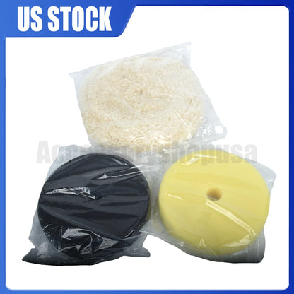 7" Polisher Pad Kit for Milwaukee M18 (2738-20, 49-36-2783, 2784, 2785)