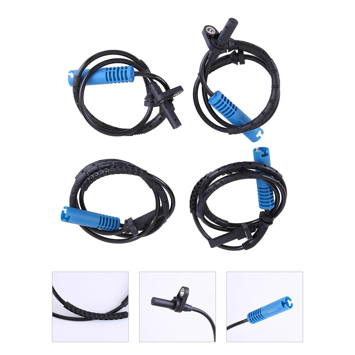 Set of 4 ABS Wheel Speed Sensors for BMW E90 E91 325xi 328xi 335i xDrive (2006–2013)