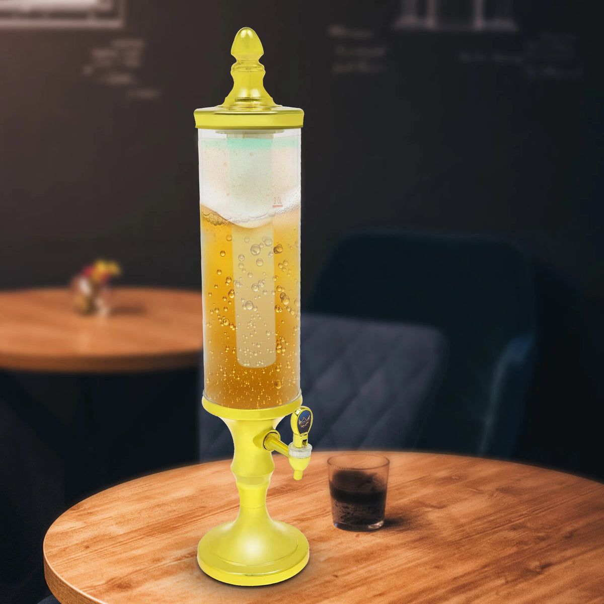 3L Beer Tower Dispenser with Ice Tube LED