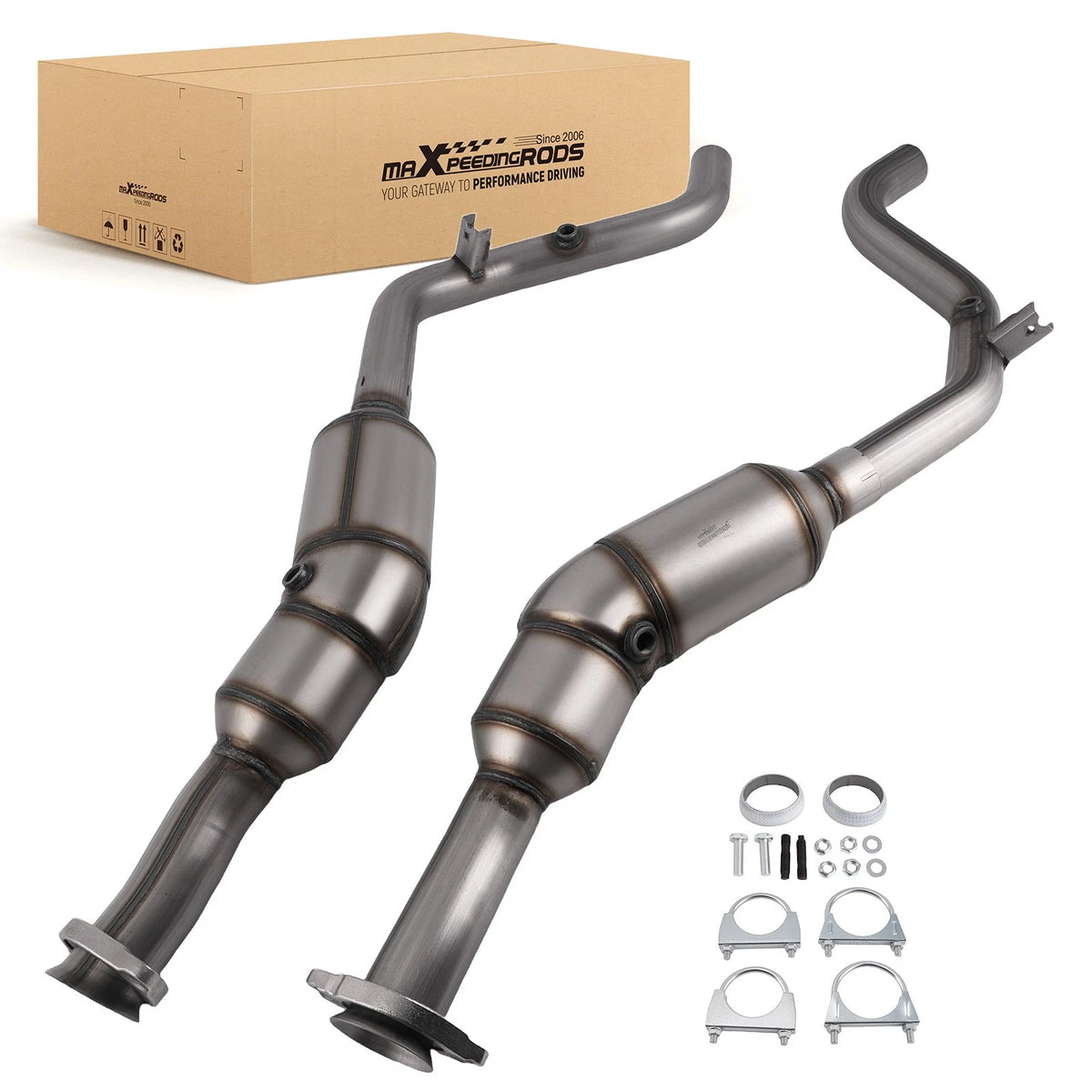 Set of 2 Right & Left Catalytic Converters for Land Rover Range Rover 2014-2019 BWVUQ2