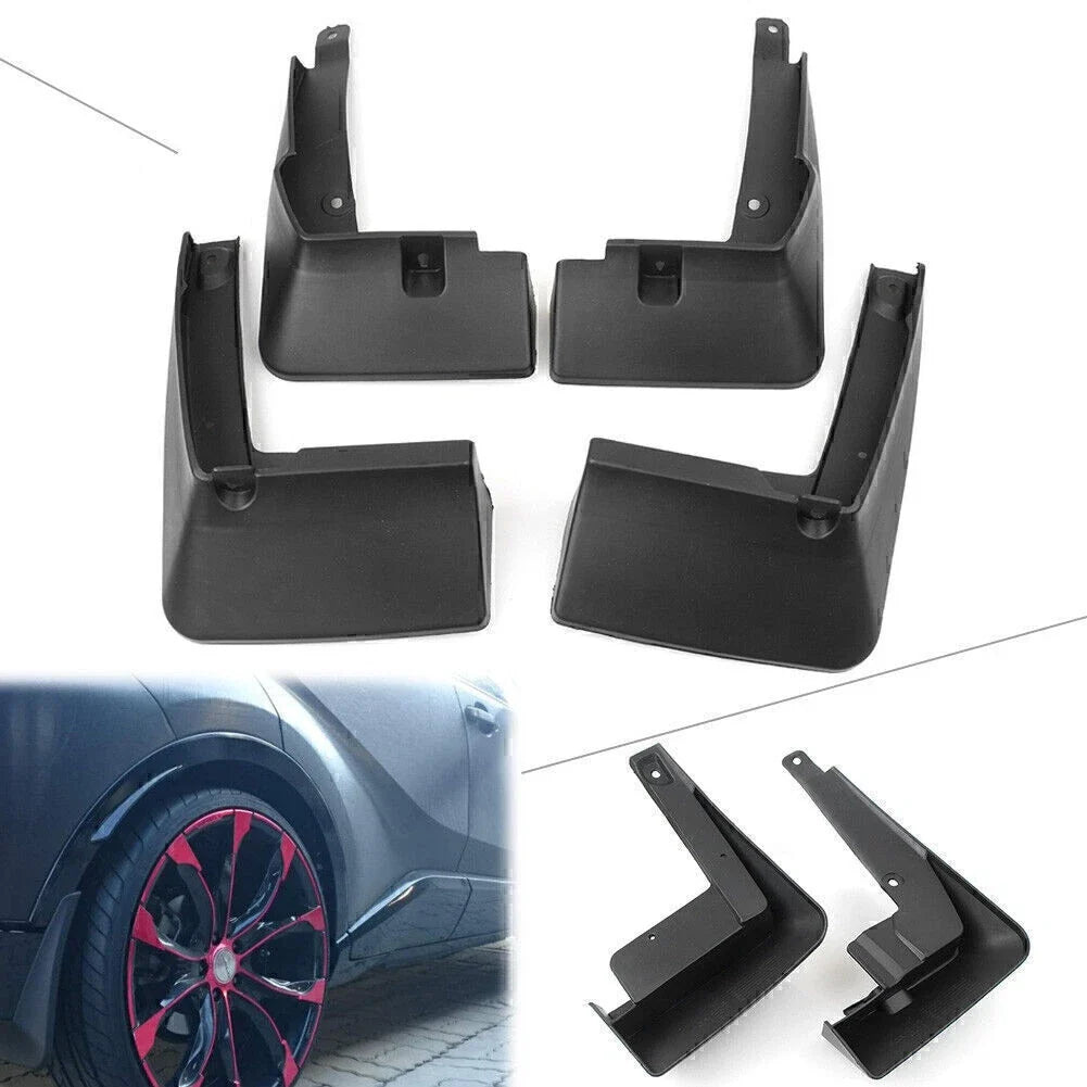 Set of 4 ABS Mud Flaps for Toyota CHR (2016–2018)