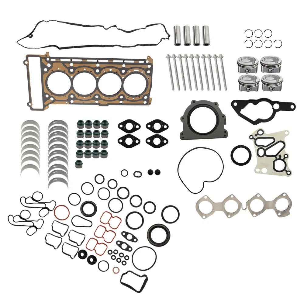 Engine Overhaul Pistons Gasket Kit for Mercedes-Benz C200 CGI W204 W212