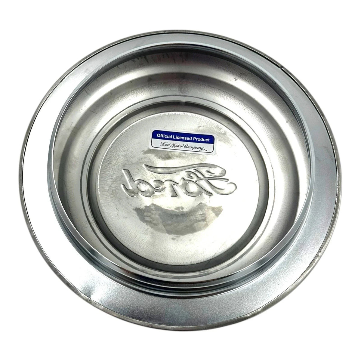 7.5 Inch Stainless Steel Hubcaps Kit with Ford Script for Aftermarket Rims