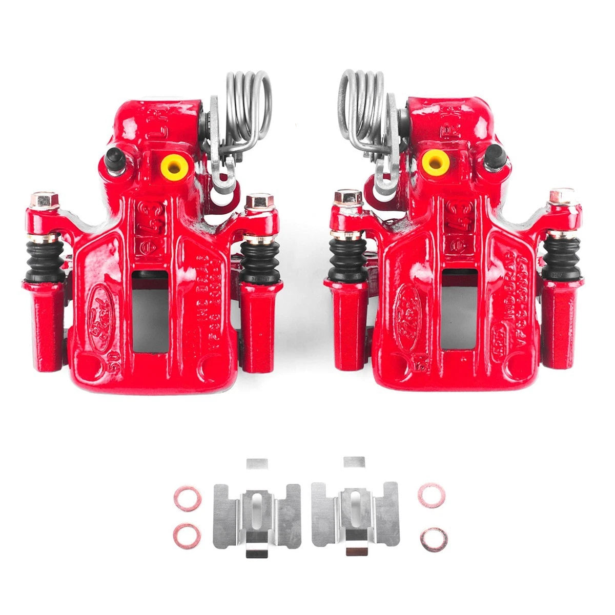 2X Powerstop Brake Calipers Set Rear for Ford Taurus Mercury Sable (1995–2007) S4536