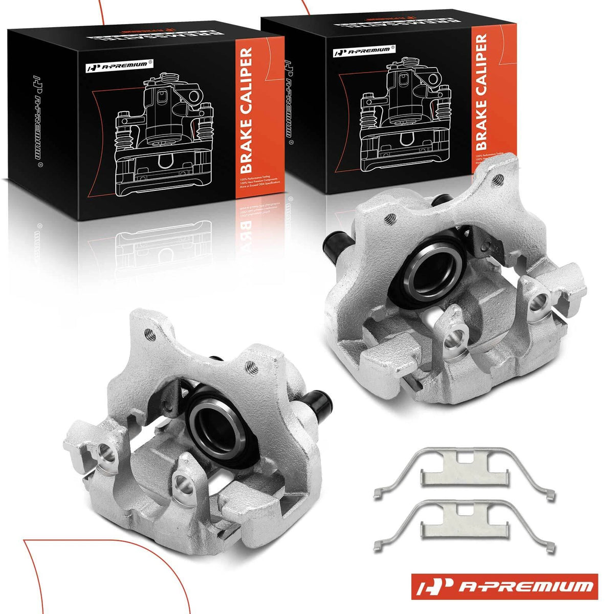 A-Premium Rear Left Brake Caliper w/ Bracket for BMW E90 335i (2007–2013) 34216769101, 19-B3328