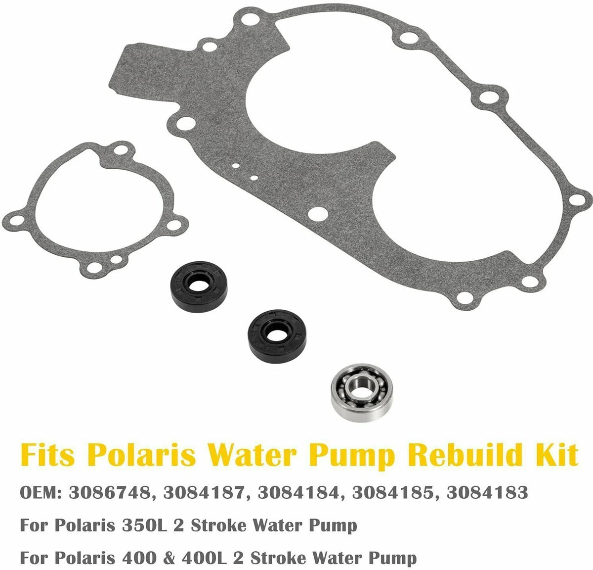 Water Pump Rebuild Kit for Polaris 350L/400/400L 2 Stroke