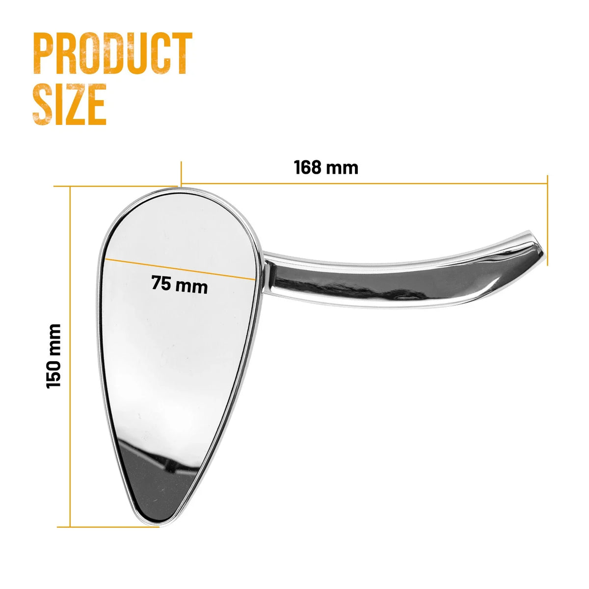 2X Rearview Mirrors with LED Turn Signals for Yamaha Suzuki Kawasaki Honda Harley