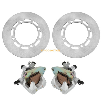 Front Brake Calipers & Disc Rotors for Yamaha Grizzly 660 4x4 (2002–2008)