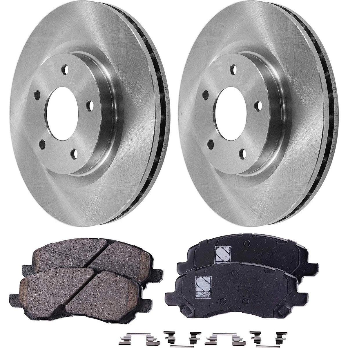 Front Brake Disc Rotors and Pads Kit for Mitsubishi Outlander Sport Lancer