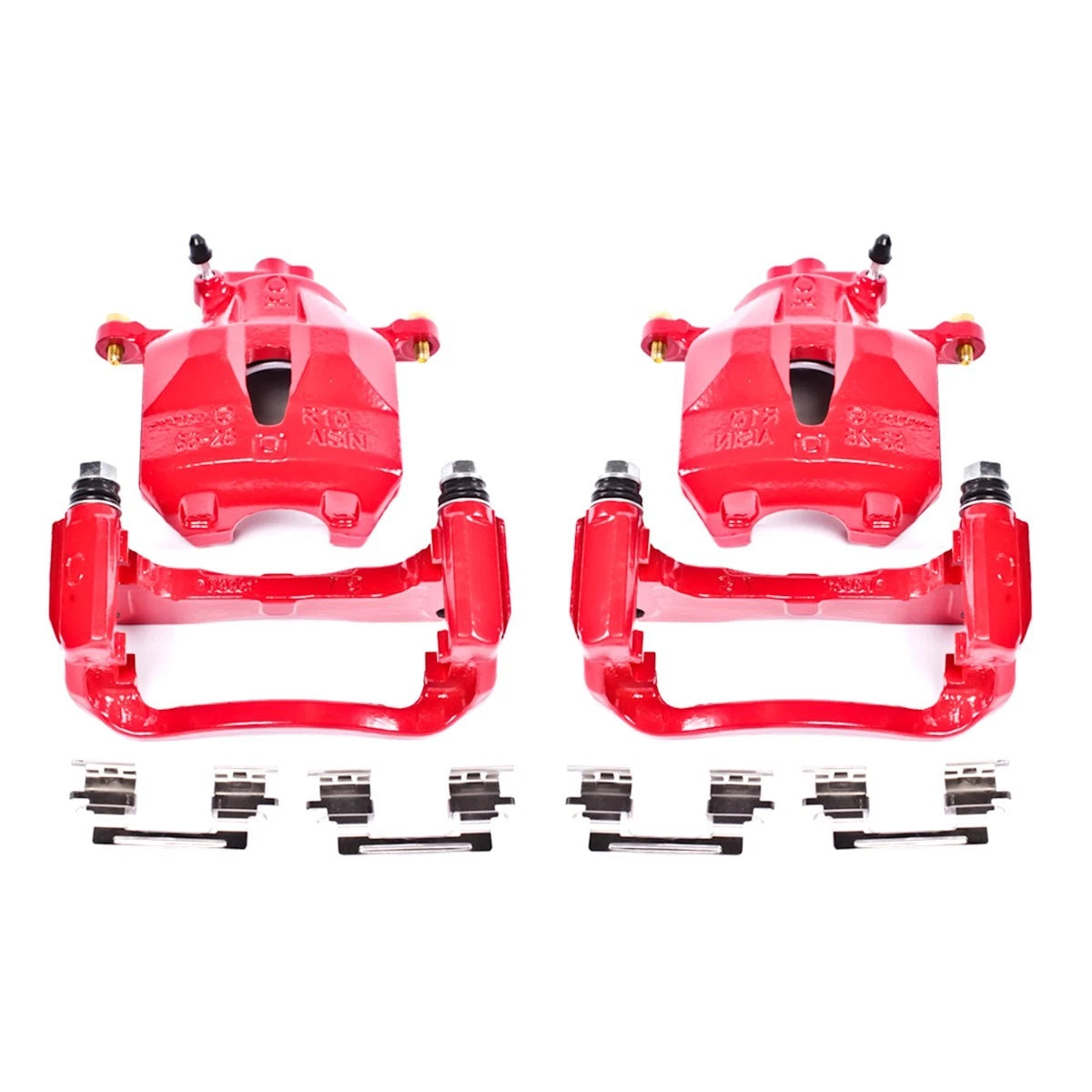 2X Powerstop S2714 Brake Calipers Front for Toyota Sienna Solara Avalon (2004–2010)