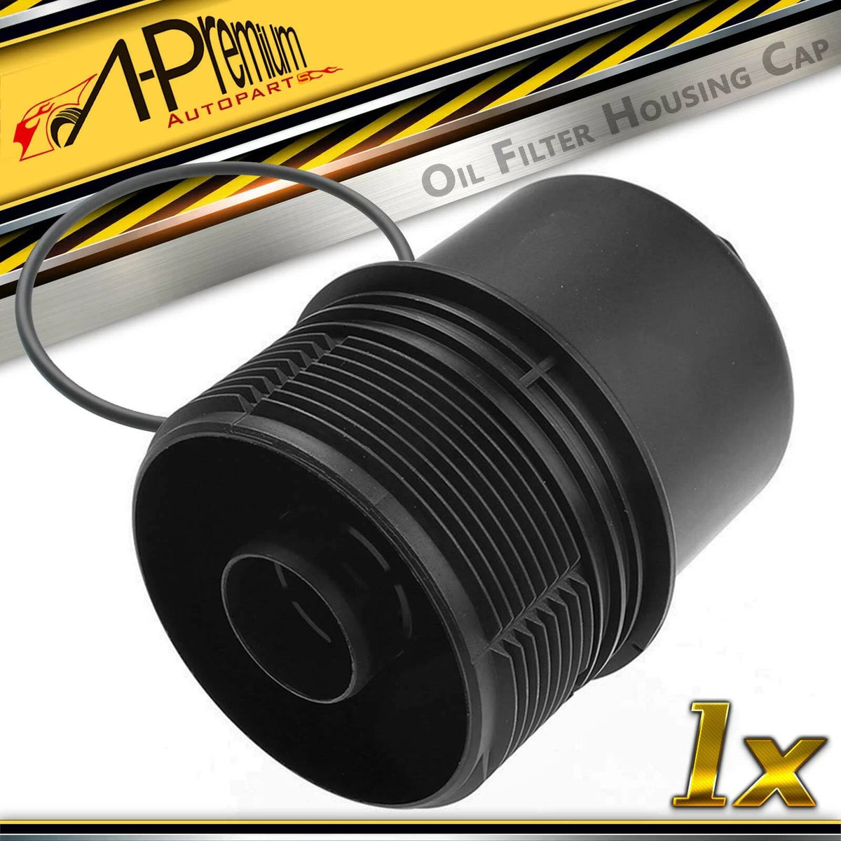 Engine Oil Filter Housing Cover w/ O-Ring for Audi A6 A7 A8 Q7 (2005–2020) 06E115405H, 921-167