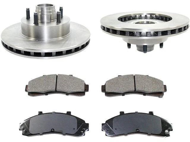 Front Brake Pad and Rotor Kit for Mazda B4000 RWD (2000–2002) NV387BK