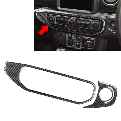 AC Climate Control Cover Trim for Jeep Wrangler JL JLU 4XE Gladiator JT (2018–2023)