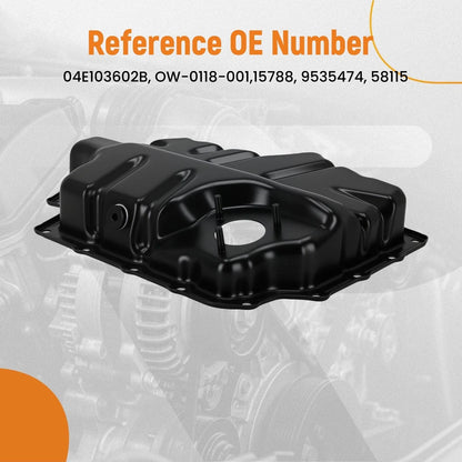 Lower Oil Pan for VW Passat Audi A3 1.4 TSI (2012–2020) Steel