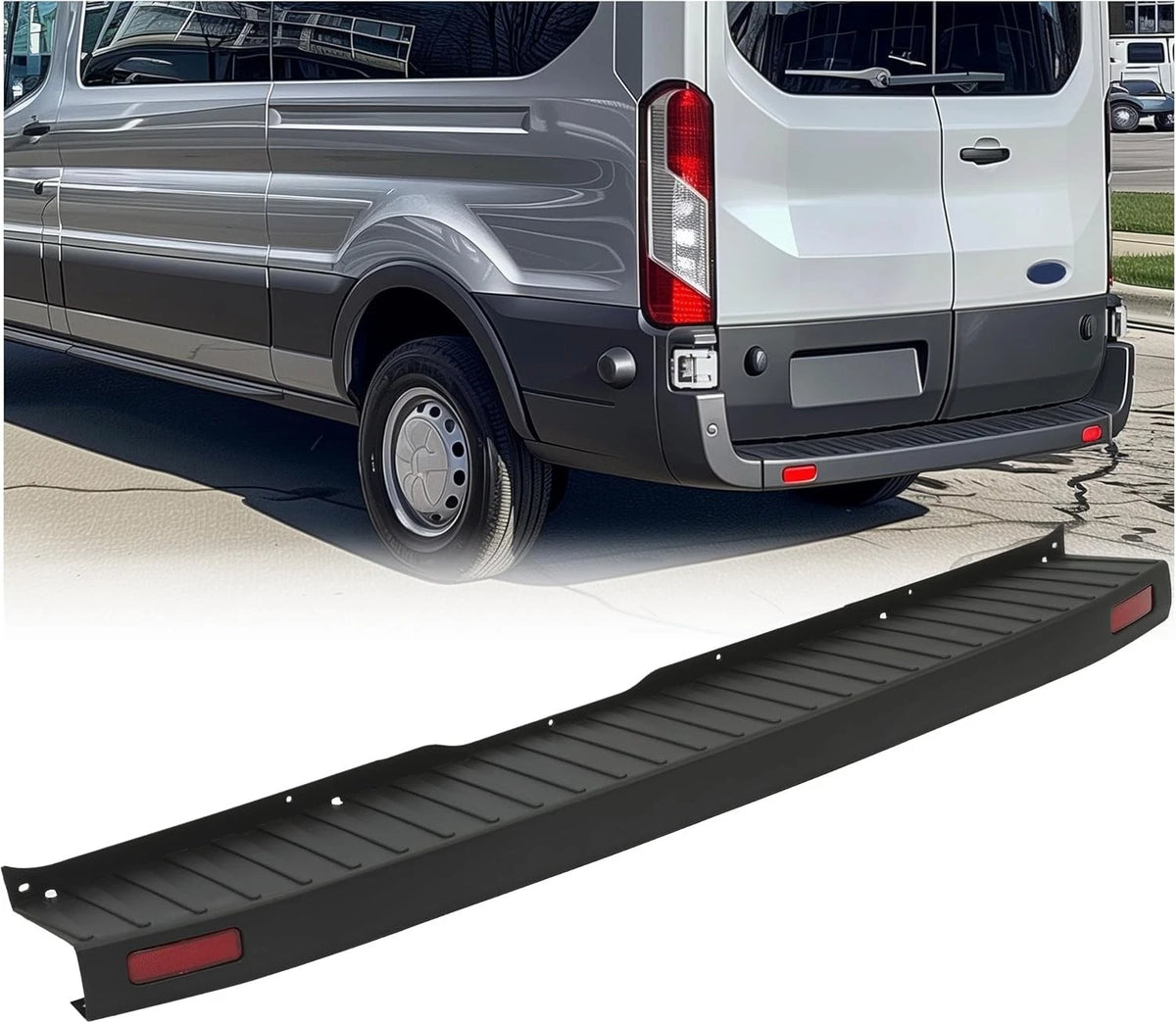 Rear Bumper Cover Step Plate for Ford Transit 150 250 (2015–2022)
