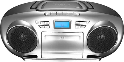 Insignia AM/FM Radio Portable CD Boombox with Bluetooth Stereo MP3