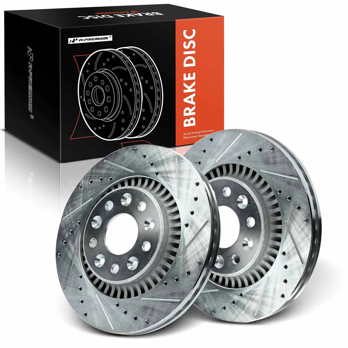Front Side Drilled Brake Rotor for Ford Taurus Mercury Sable (2008–2009) S-54126
