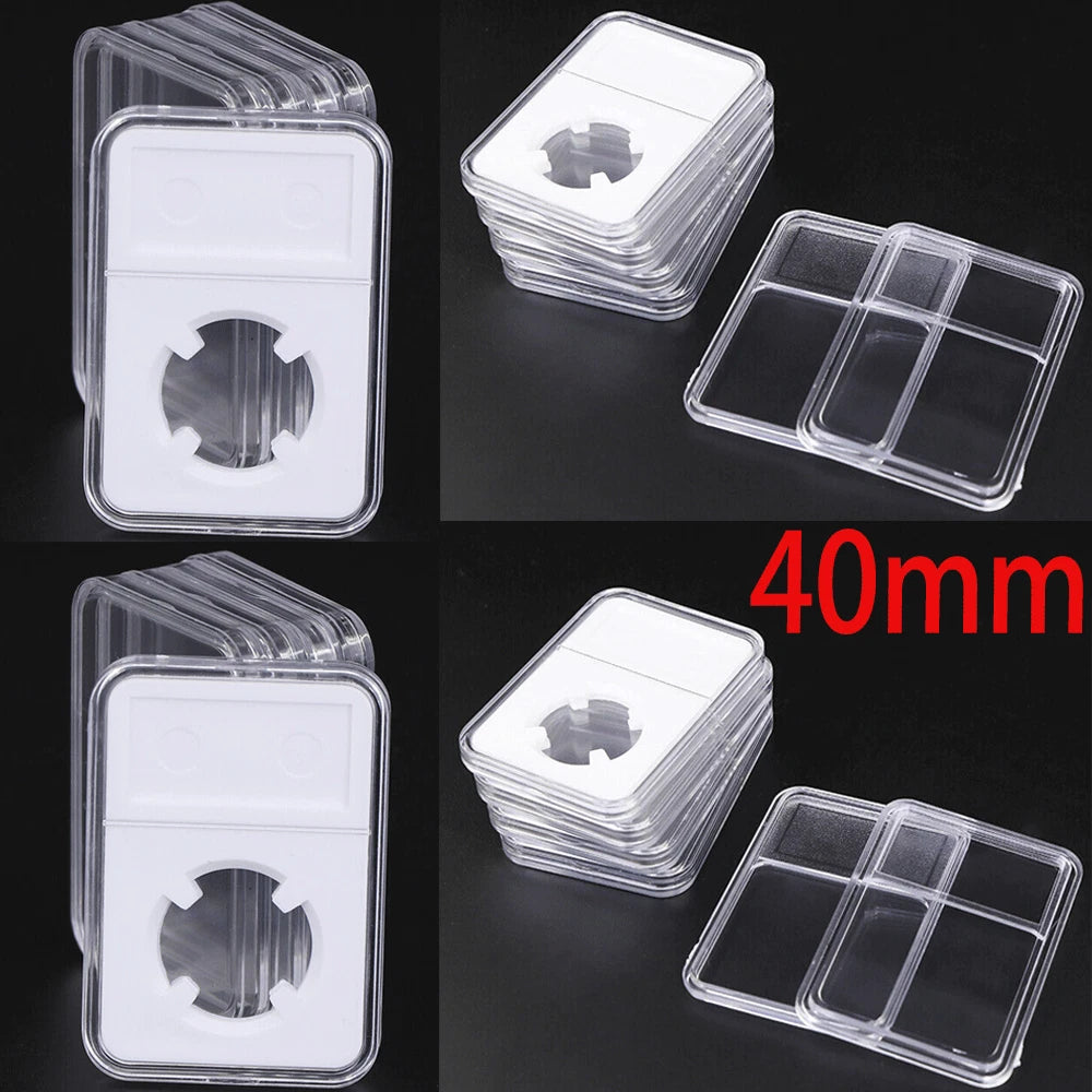 40mm Coin Case Slab Display Holder for American Silver Eagle (1 oz)