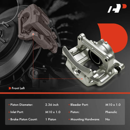 Brake Caliper with Bracket for Mercedes-Benz CLA250 (2014–2019)