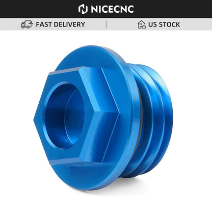 CNC Oil Filler Plug Cap for Husqvarna TC50 TC65 TC85 TC125 TC250 (2014–2019) Blue
