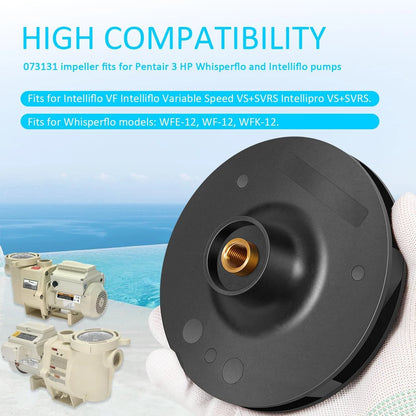 Impeller for Pentair WhisperFlo 3hp Pool/Spa Pump (1000 Series)