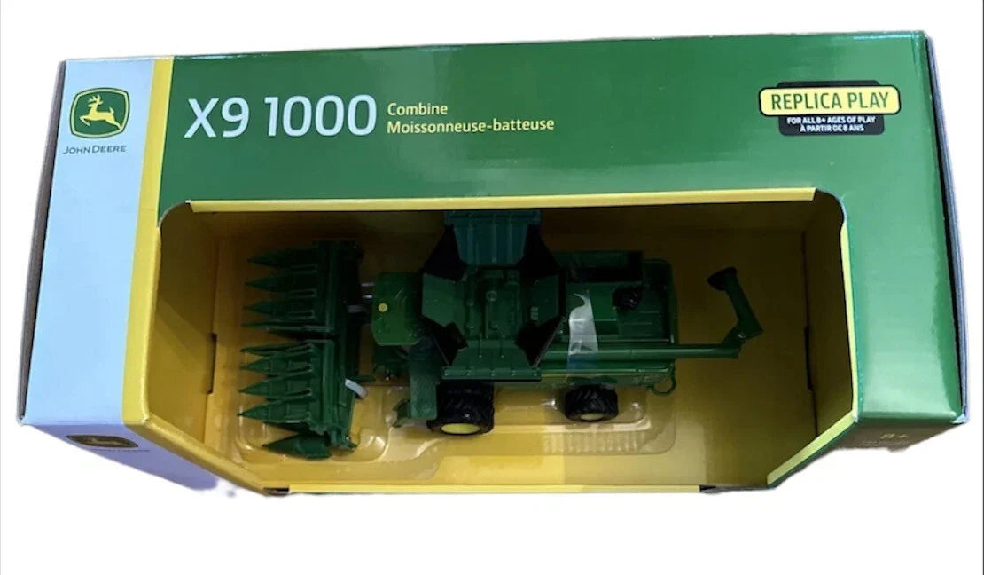 1:64 John Deere X9 1000 Combine with Corn & Draper Heads (2021)