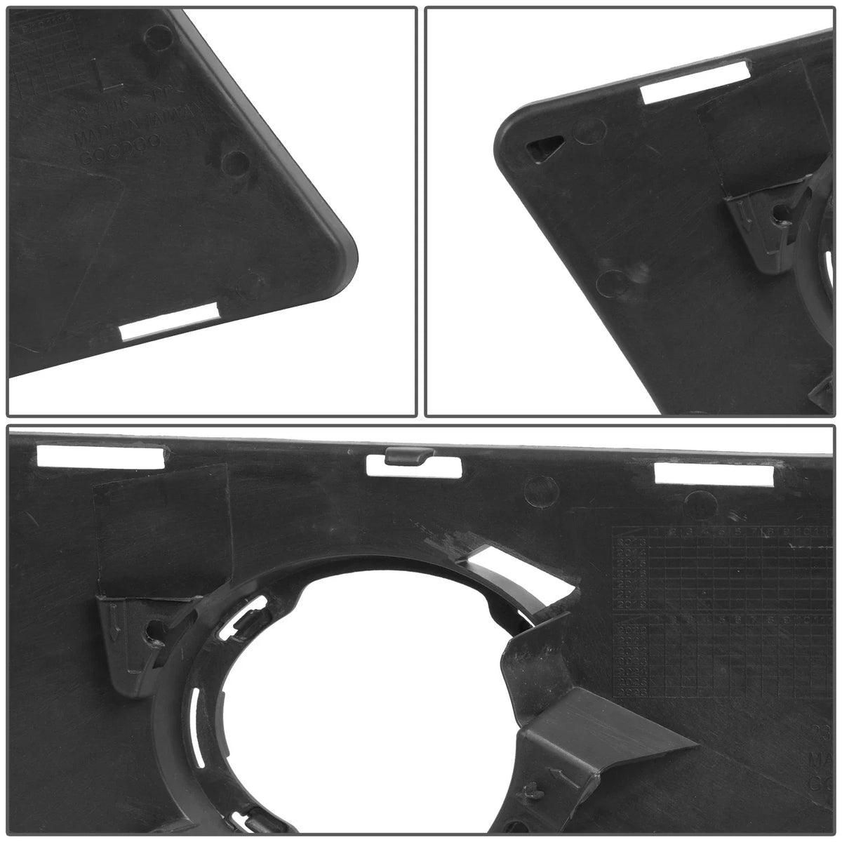 Fog Light Lamp Bezel for Mercedes-Benz GLK350 (2010–2012) - Left Side, Black