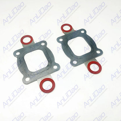 2Pcs Exhaust Manifold Elbow Gasket for MerCruiser V6 V8 (27-864547A02)