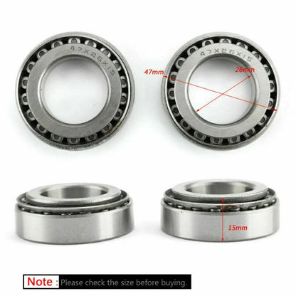 Tapered Roller Bearing Set for Honda CR250R XR250 CR480R XL600R (1982–1983)
