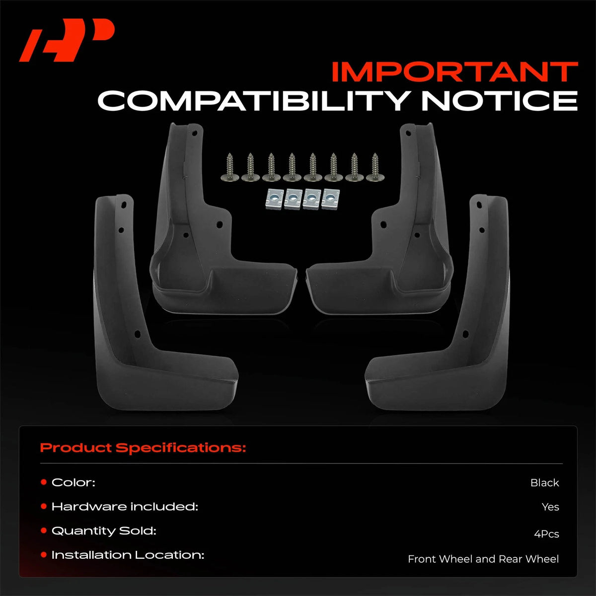 Mud Flaps for Buick Envision (2016–2019)
