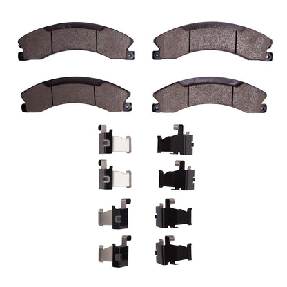 2X Brake Pad Set Rear for Nissan Titan XD (2012–2024) 2551-1565-11