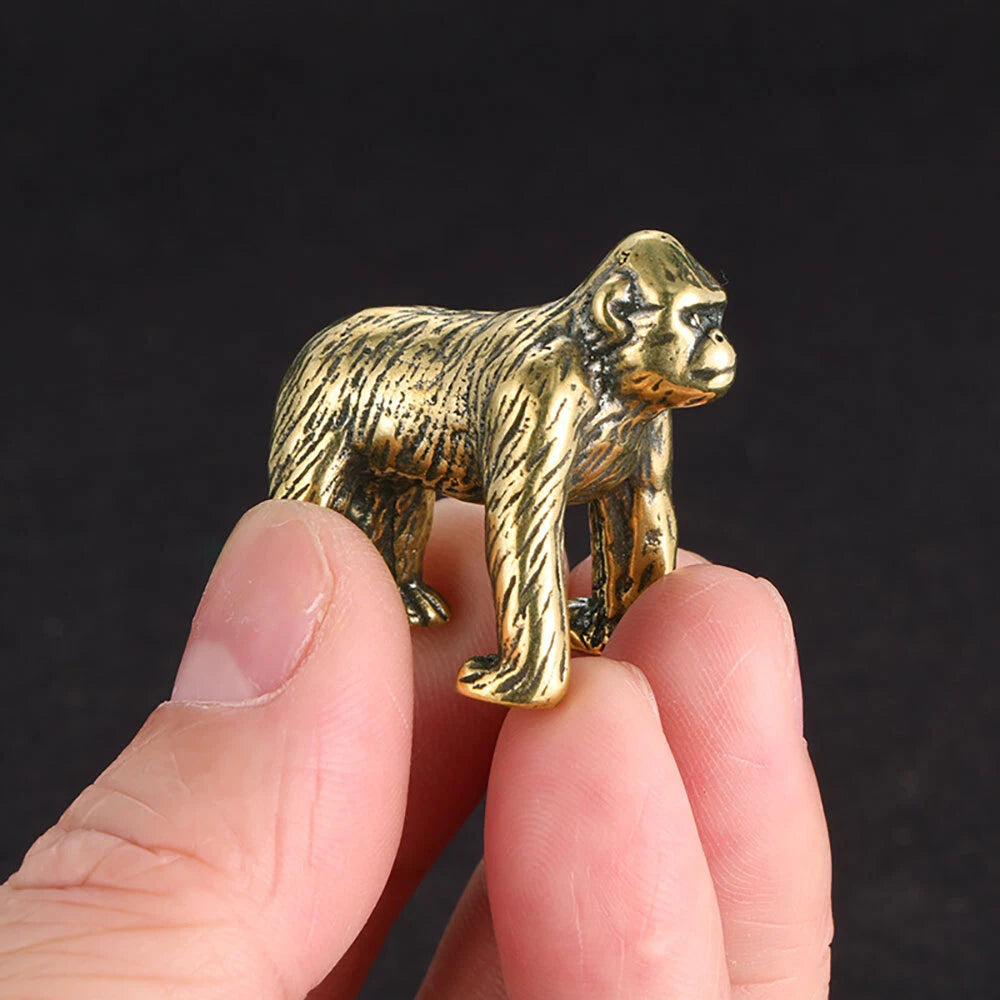 Miniature Monkey Gorilla Statue Tea Pet Figure Craft Toy