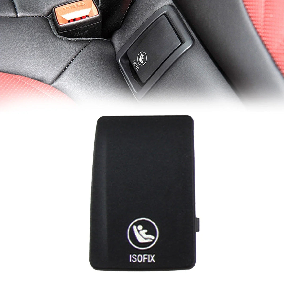 ISOFIX Latch Cover Anchor Cap for BMW (2000–2023) 52207939540 52207948756